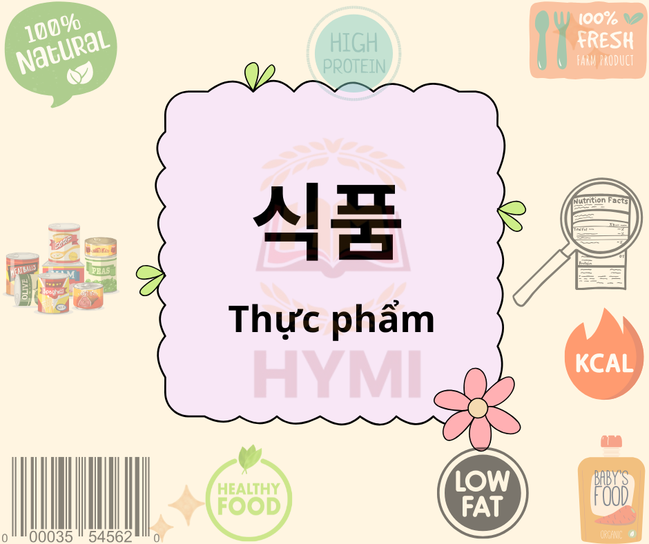 Từ vựng tiếng Hàn chủ đề nhãn dán