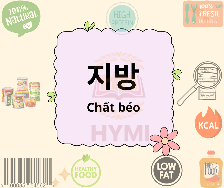 Từ vựng tiếng Hàn chủ đề nhãn dán