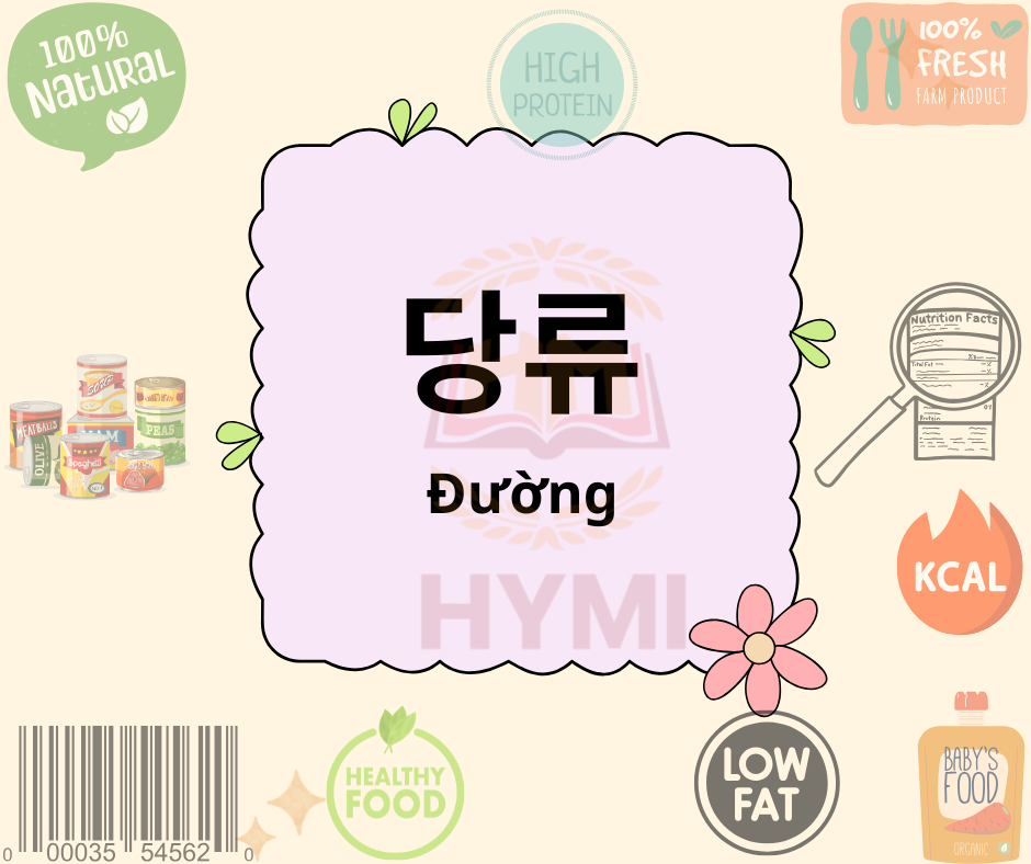 Từ vựng tiếng Hàn chủ đề nhãn dán