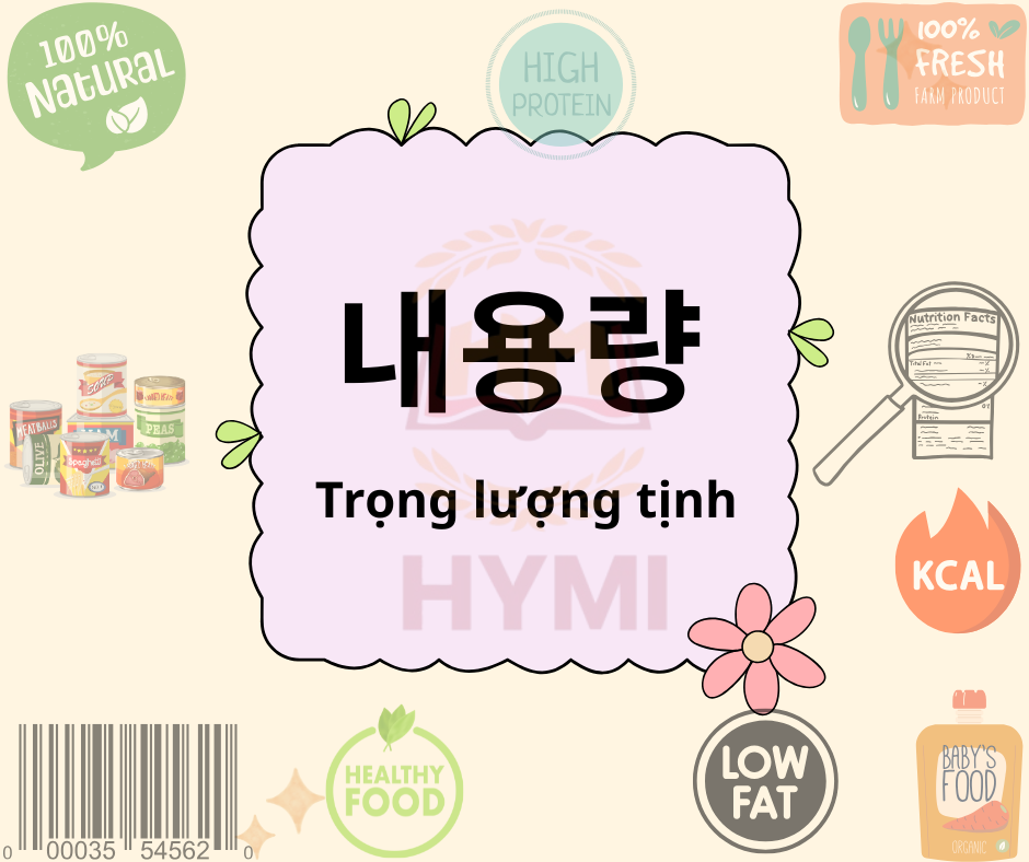 Từ vựng tiếng Hàn chủ đề nhãn dán