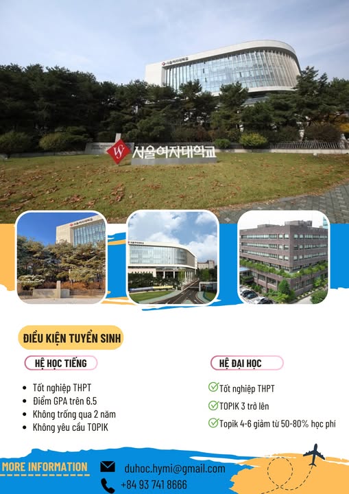 Điều kiện tuyển sinh Đại học Nữ sinh Seoul