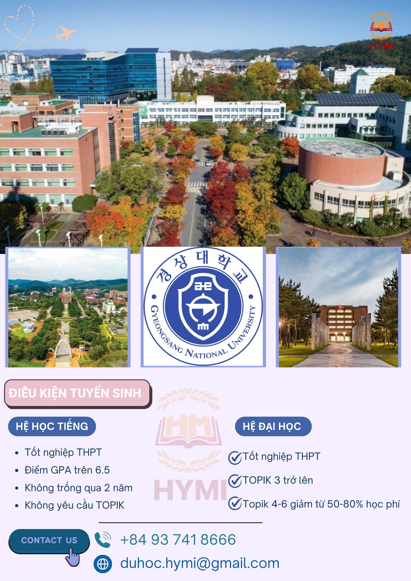 Tuyển sinh Đại học Quốc Gia Gyeongsang