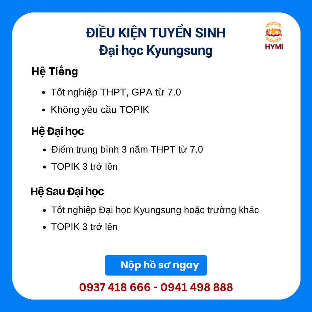 Đại học Kyungsung – Lựa chọn hàng đầu Top 1 cho ngành Du lịch Khách sạn tại Busan
