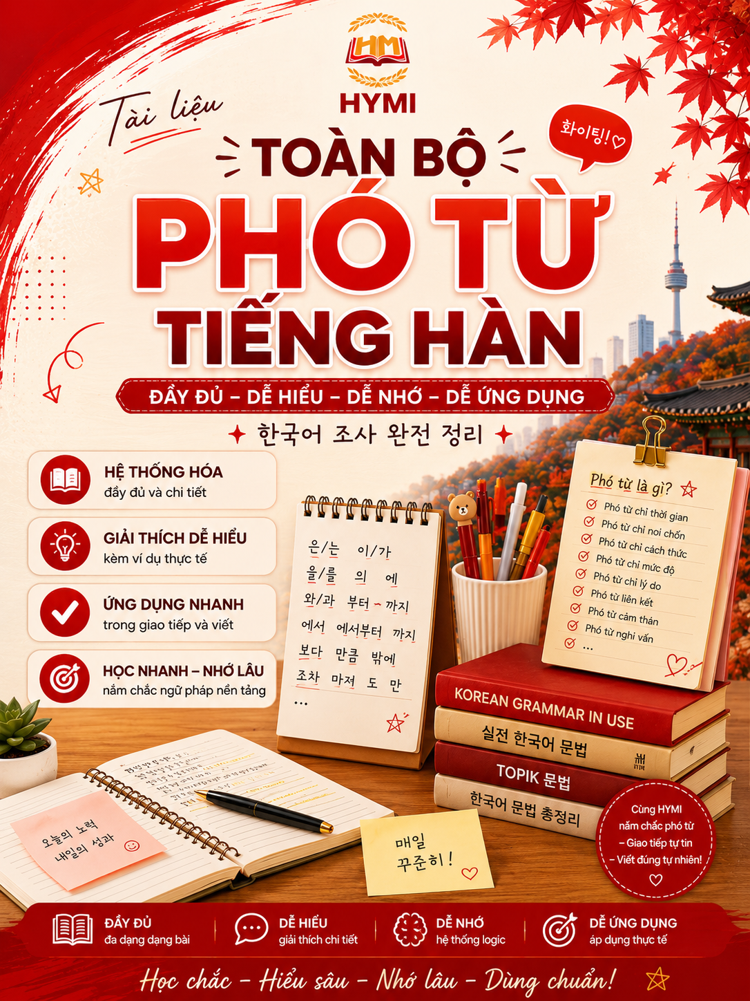 Toàn bộ Phó từ trong tiếng Hàn