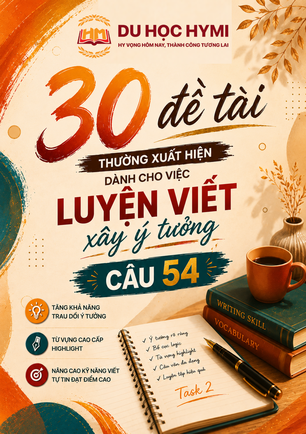 30 ĐỀ TÀI THƯỜNG XUẤT HIỆN DÀNH CHO VIỆC LUYỆN VIẾT XÂY Ý TƯỞNG CÂU 54